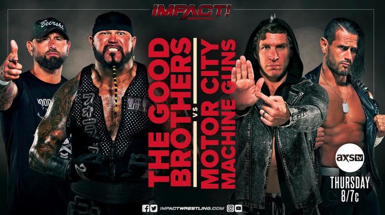The Good Brothers collide with The Motor City Machine Guns this Thursday on IMPACT! Wrestling!