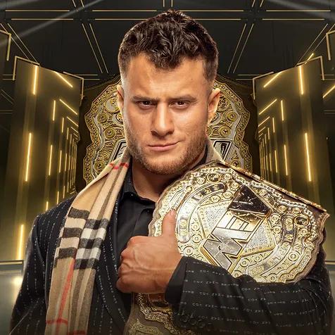 MJF is the current AEW World Champion and captured the championship on November 19, 2022.  (Photo Credit: All Elite Wrestling)