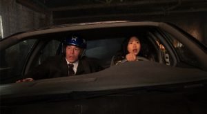 John Cena and Awkwafina star in "Jackpot!" now streaming on Amazon Prime Video. (Photo Credit: Amazon MGM Studios)